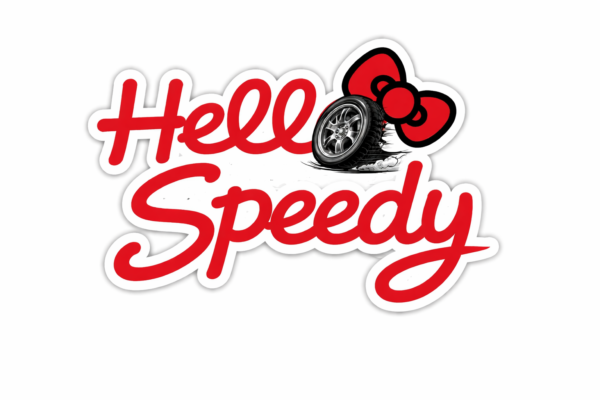 Hello Speedy Sticker